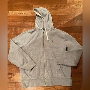 Polo Ralph Lauren grey hooded sweatshirt